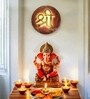 Handcrafted Shree Wall Art with LED Backlight (12 Inches)