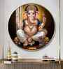 Shri Ganesh Acrylic Round Wall Art