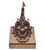 Shri Ram Mandir Ayodhya Beige MDF Religious Temple