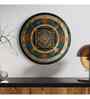 Shri Yantra Giclee Print Round Canvas Wall Art