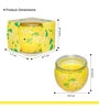 Shrink Sleeve Glass Candle (Lemon Grass)