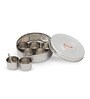 Shubham Spice Container Masala Dabba Silver 1800 Ml Spice Box