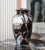 Shungite Metal Temple Jar Cum Table Vase