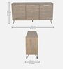 Shuni Sideboard in Oak Finish