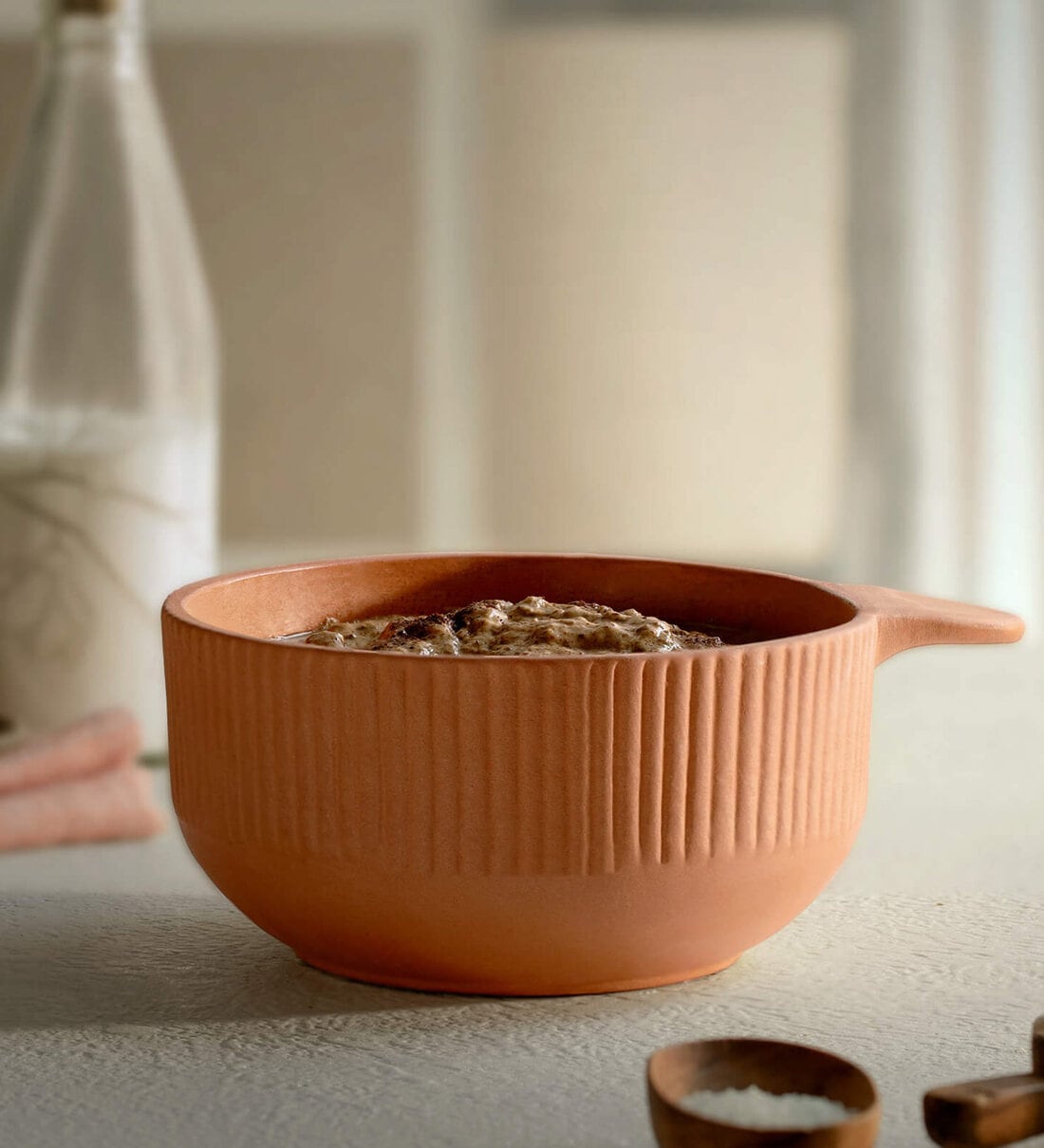 Buy Sienna 950ml Terracotta Mixing Bowl by Ellementry at 10 OFF by