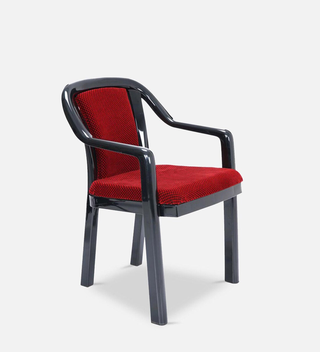 Buy Signature Arm Chair in Black & Red Colour by Nilkamal Online ...