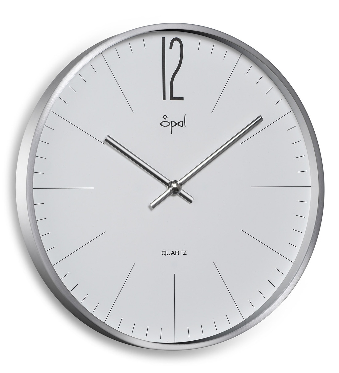 Buy Silver Aluminium 118 X 18 X 118 Inch Wall Clock By Opal Online Modern Wall Clocks Wall Clocks Home Decor Pepperfry Product