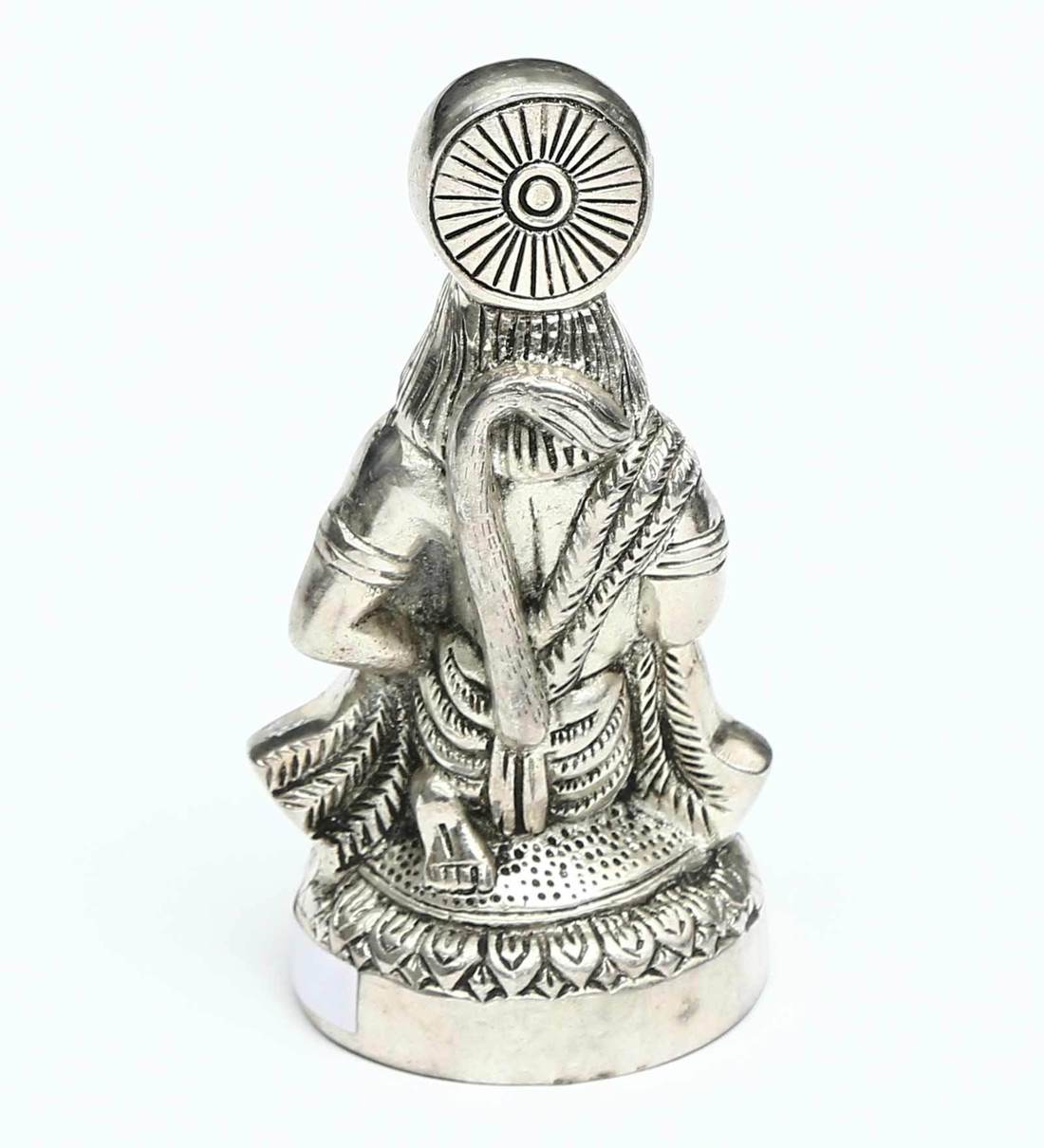 Buy Silver Aluminium Hanuman Hanuman Religious Idol by Handicrafts