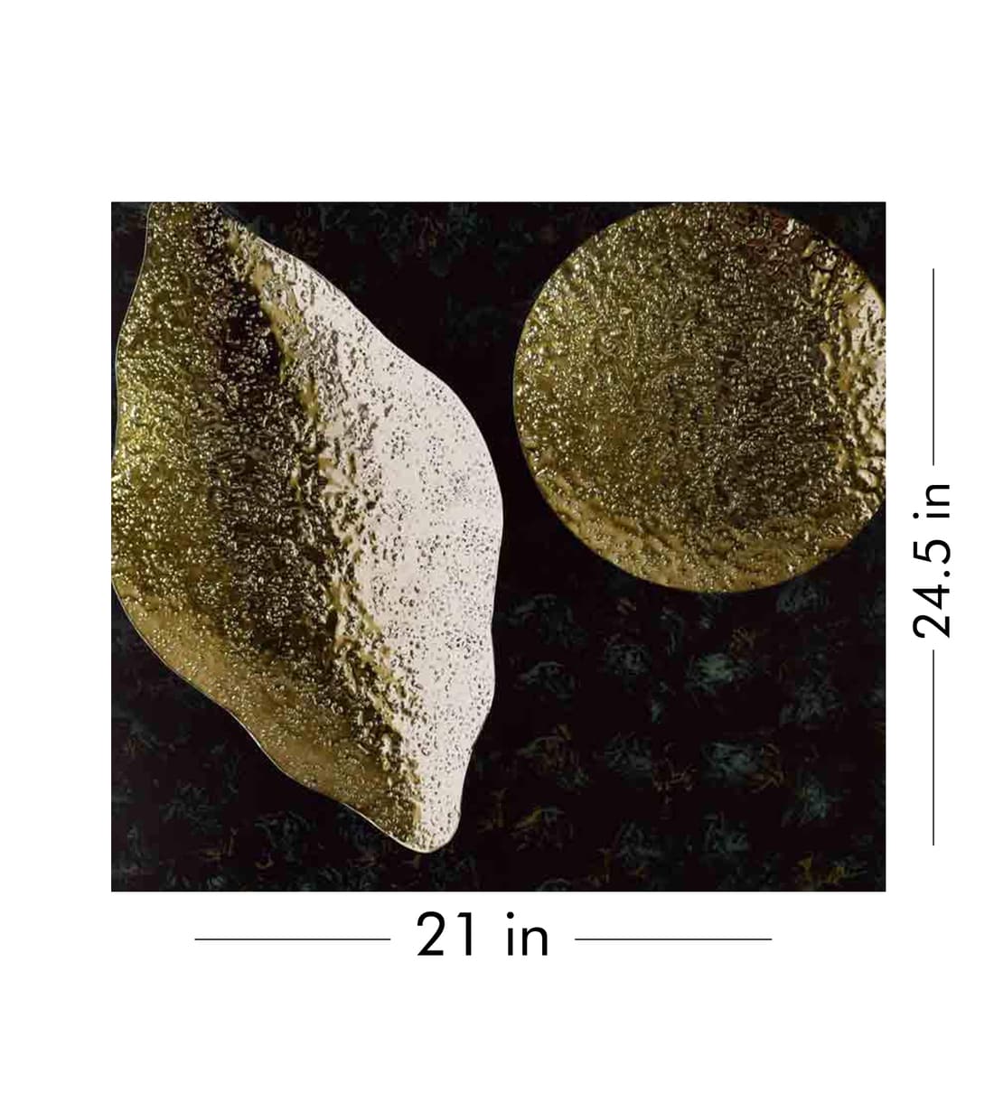 Buy Silver Metal Decorative Wall Art by Fanusta Online Abstract Metal