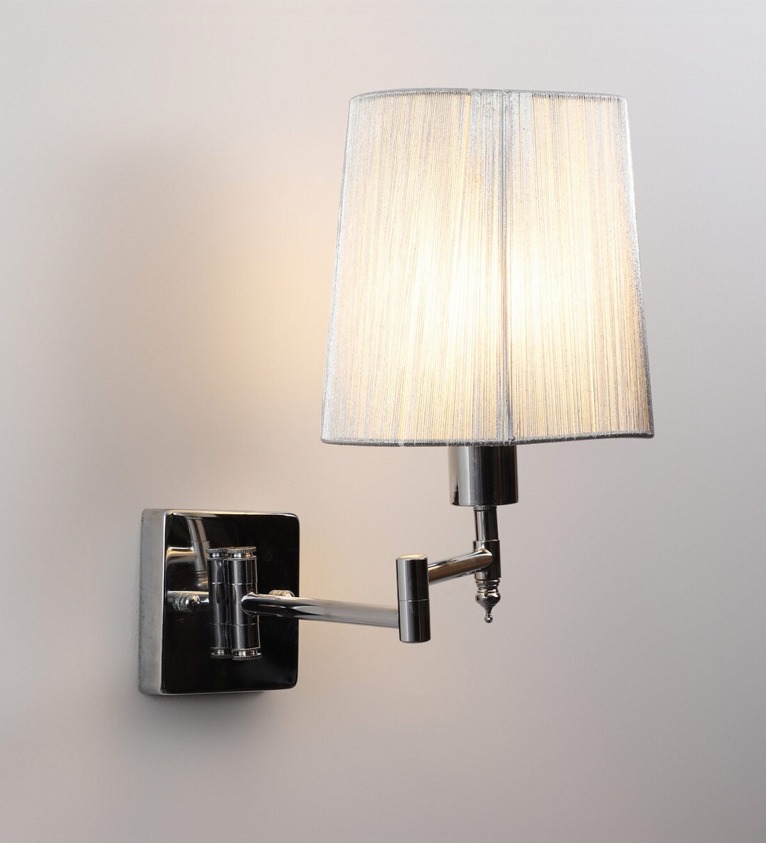 Buy Silver Metal Wall Light By Eliante By Jainsons Lights Online ...