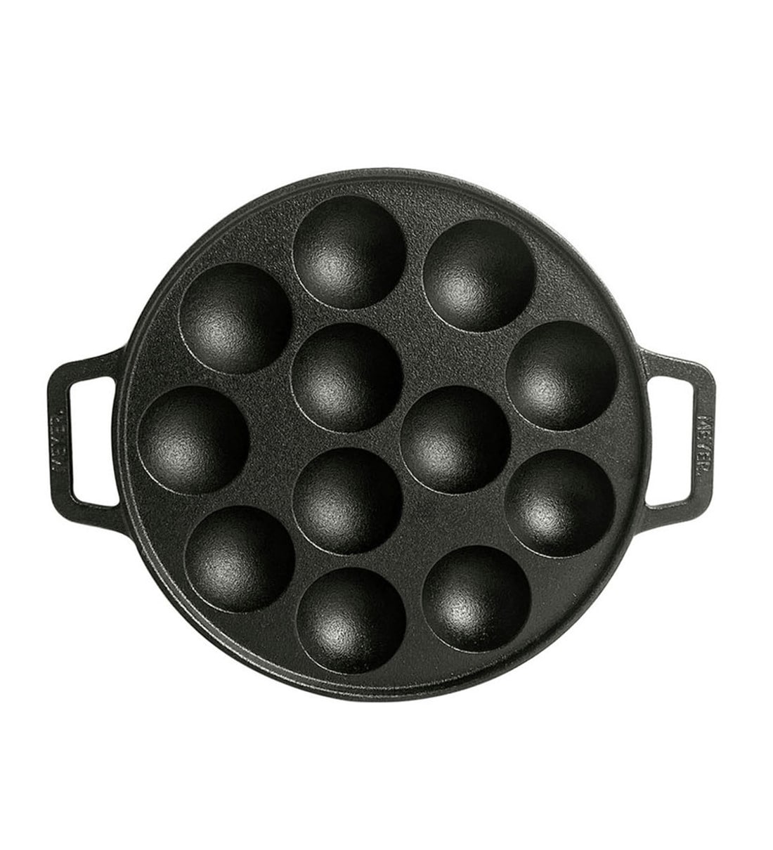 Cast Iron Panniyaram /Appam Pan- 9 cavity (11 inch / 28 cm