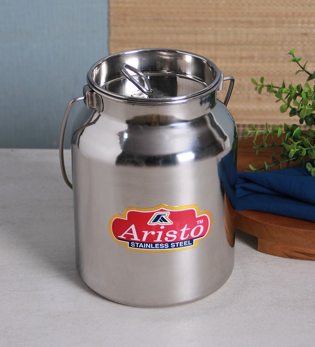 Buy 3 Ltr Stainless Steel Oil & Ghee Container By Aristo Online Oil