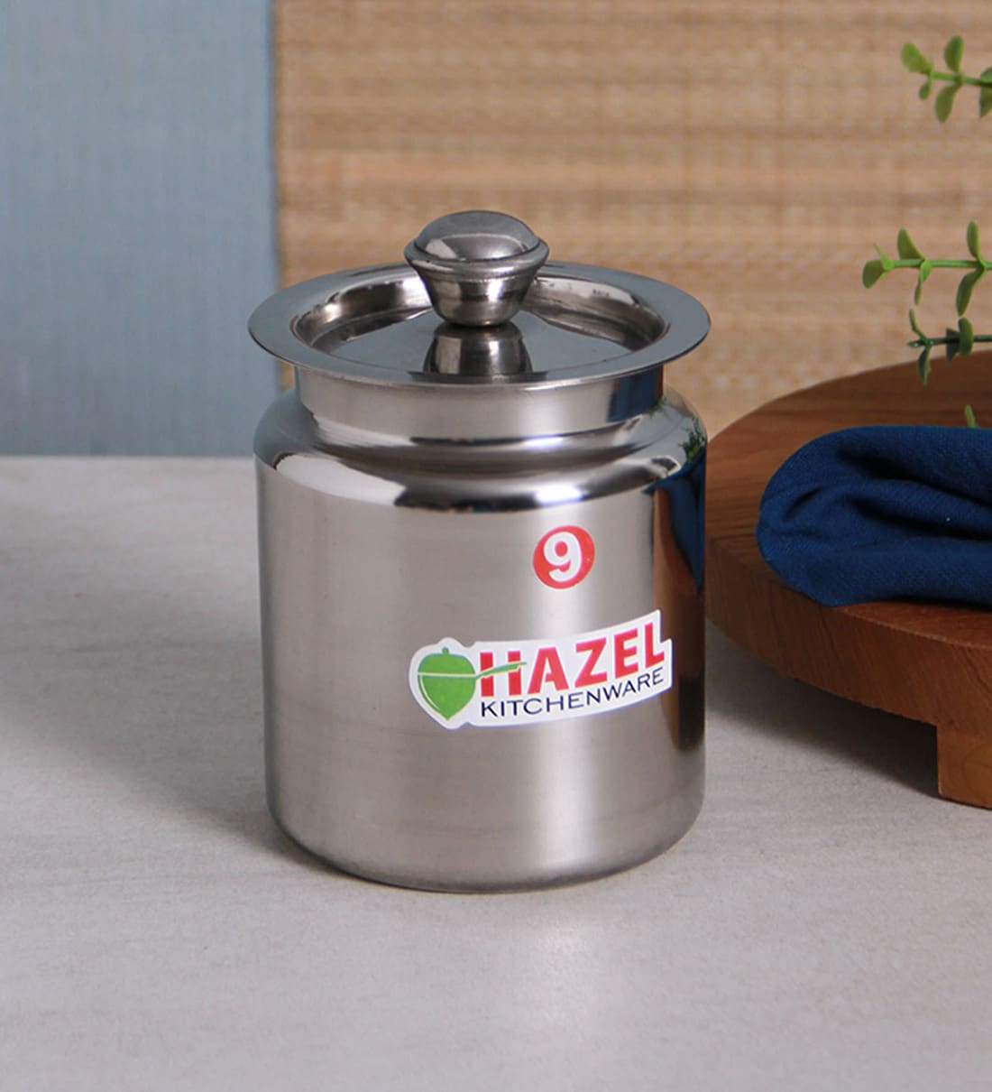 Buy Silver Stainless Steel Round Ml Oil Ghee Storage By Hazel At Off By Hazel Pepperfry