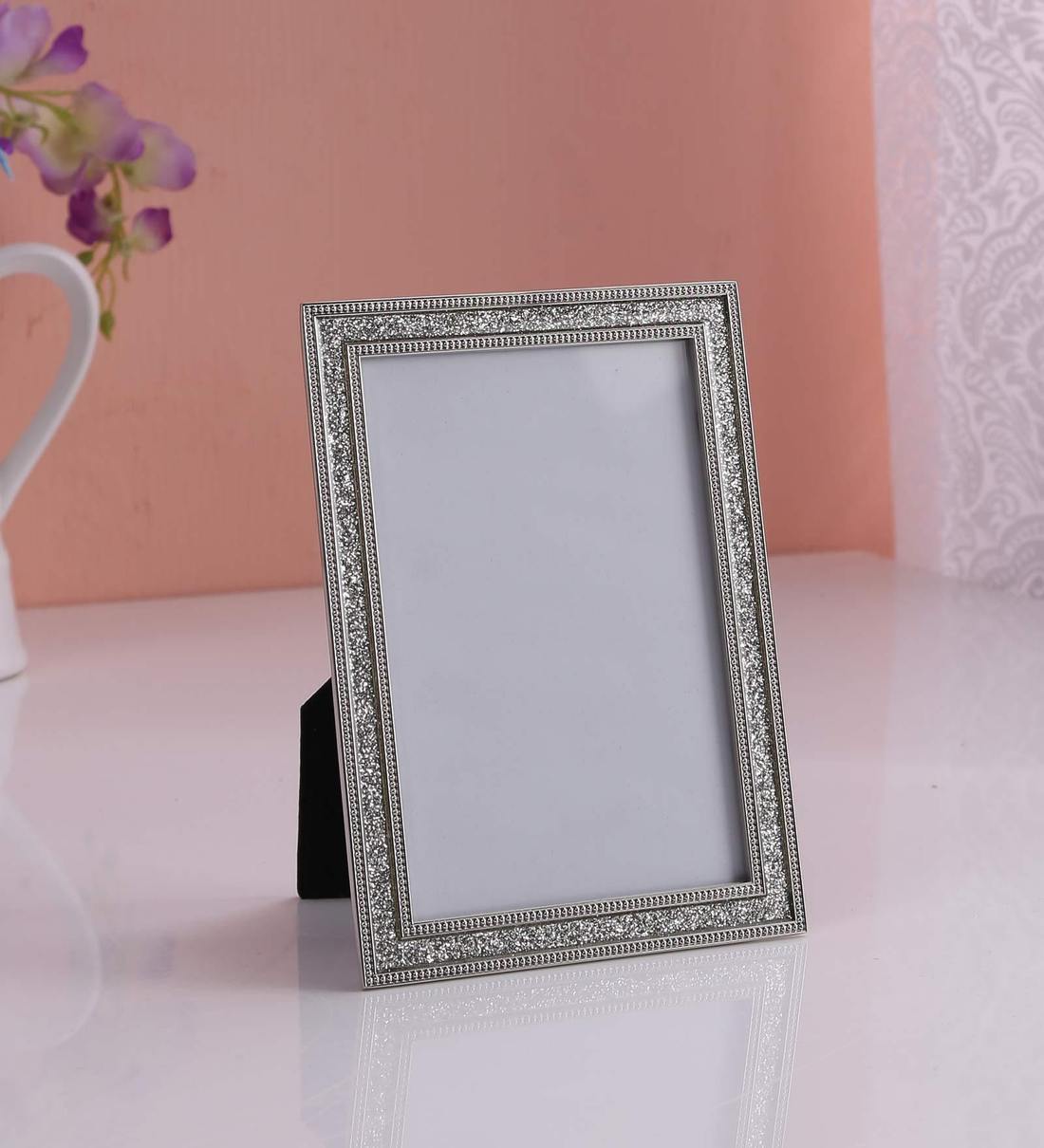 Buy Silver Zinc & Brass Small Photo Frame by Momentz Online Single