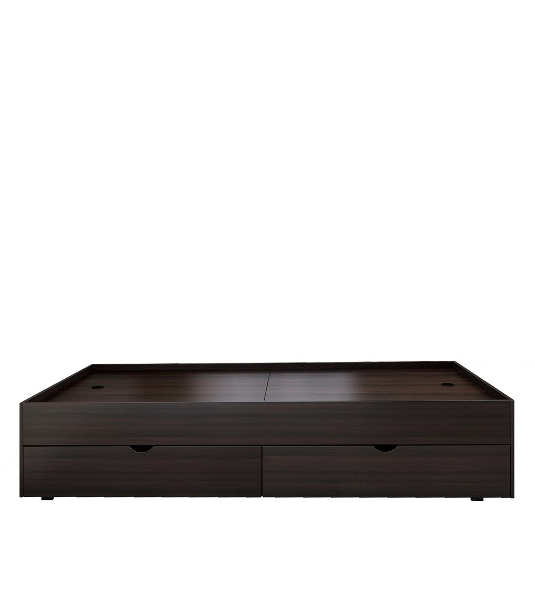 Buy Rhino Single Bed in Wallnut Finish with Drawer Storage by Crystal ...