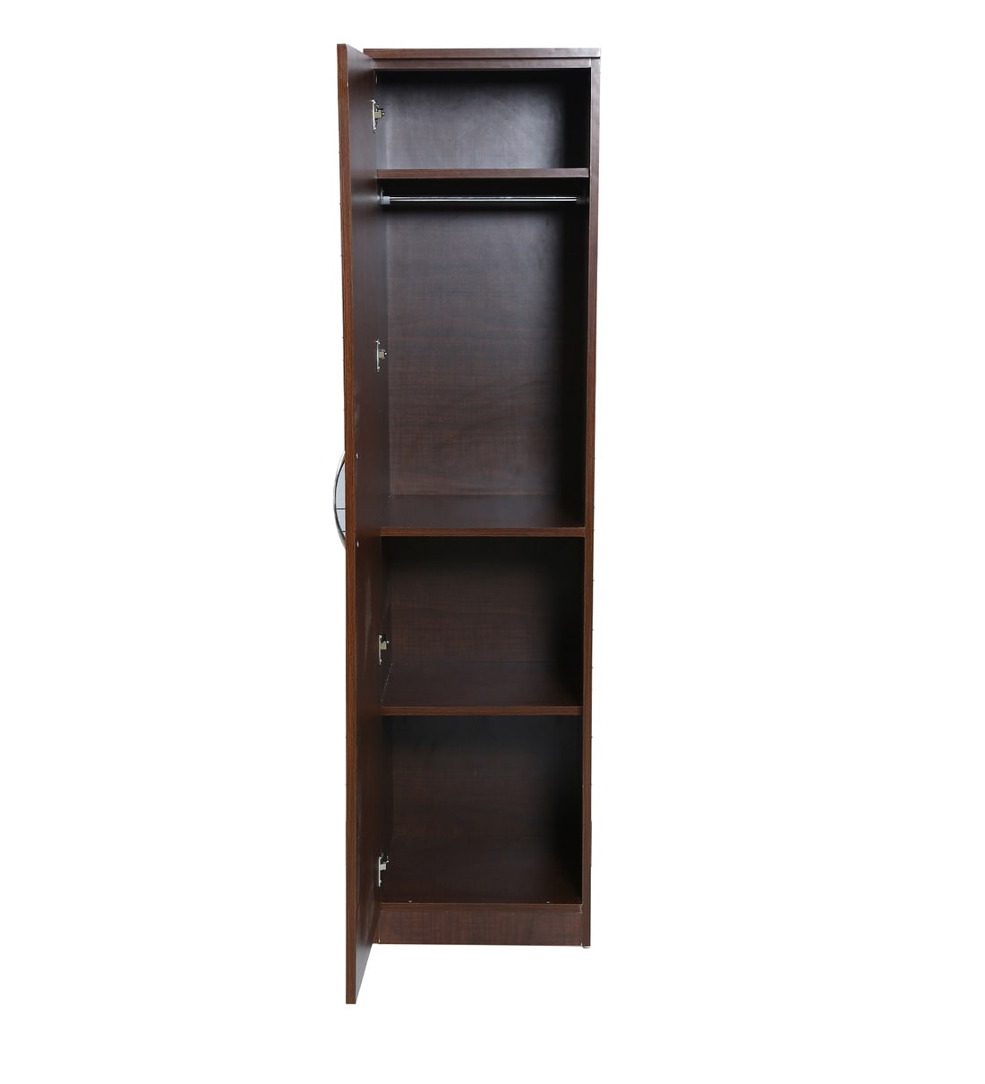 Buy 1 Door Wardrobe in Dark Choco finish by FullStock Online - 1 Door ...