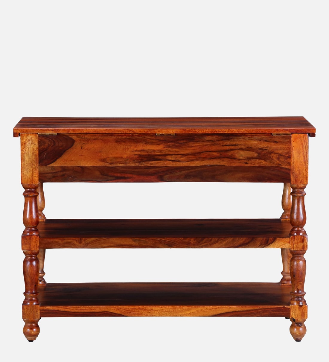 Buy Siramika Sheesham Wood Console Table In Honey Oak Finish Online