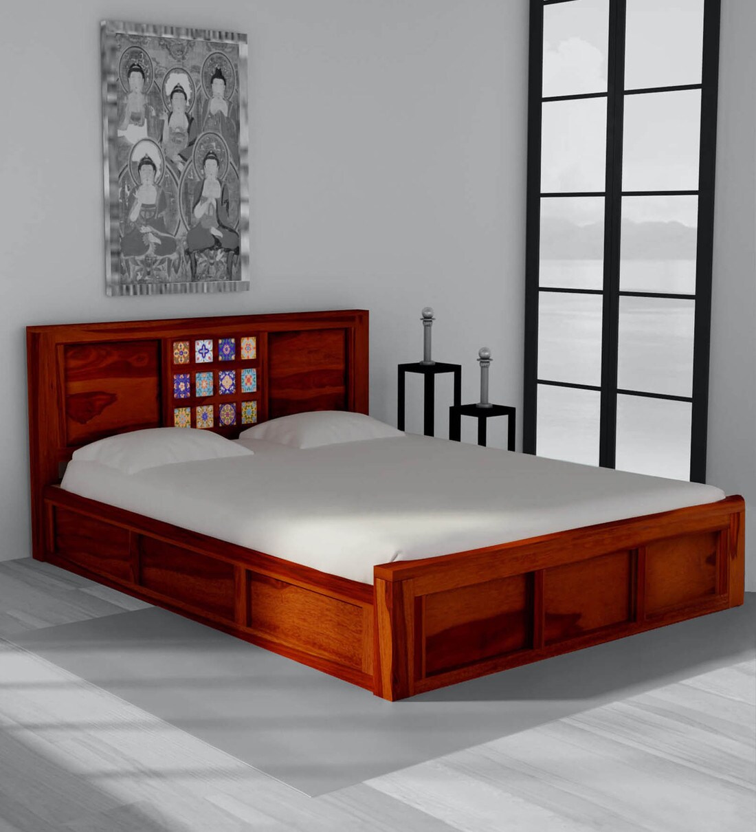 pepperfry cot queen size