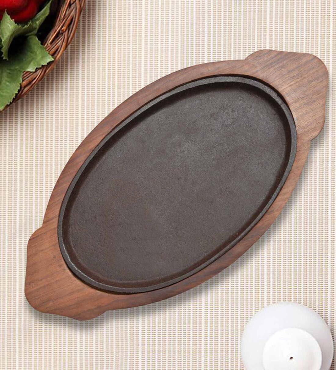 Buy Sizzler Black Aluminium Appetizer Platter With Stand By Home At Off By Home Pepperfry