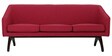 Tripoid 3 Seater Sofa in Red Colour