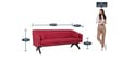 Tripoid 3 Seater Sofa in Red Colour