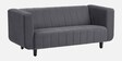 Sicly Velvet 3 Seater sofa in Space Grey Colour