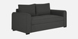 Sigma Fabric 2 Seater Sofa In Charcoal Grey Colour