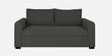 Sigma Fabric 2 Seater Sofa In Charcoal Grey Colour