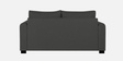 Sigma Fabric 2 Seater Sofa In Charcoal Grey Colour