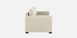 Sigma Fabric 2 Seater Sofa In Ivory Cream Colour