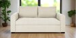 Sigma Fabric 2 Seater Sofa In Ivory Cream Colour