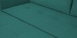 Sigma Fabric 3 Seater Convertible Sofa Cum Bed In Sea Green Colour