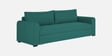 Sigma Fabric 3 Seater Convertible Sofa Cum Bed In Sea Green Colour