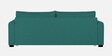 Sigma Fabric 3 Seater Convertible Sofa Cum Bed In Sea Green Colour