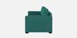 Sigma Fabric 3 Seater Convertible Sofa Cum Bed In Sea Green Colour