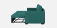 Sigma Fabric 3 Seater Convertible Sofa Cum Bed In Sea Green Colour