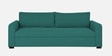 Sigma Fabric 3 Seater Sofa In Sea Green Colour