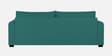 Sigma Fabric 3 Seater Sofa In Sea Green Colour