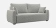  Orion Classic Houndstooth 3 Seater Upholstered Sofa In White And Black Colour