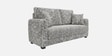  Orion Urban Maze 2 Seater Upholstered Sofa In White And Black Colour
