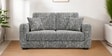  Orion Urban Maze 2 Seater Upholstered Sofa In White And Black Colour