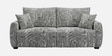  Orion Urban Maze 3 Seater  Upholstered Sofa In White And Black Colour