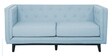 Fermin Fabric 3 Seater Sofa In Ice Blue Colour
