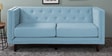 Fermin Fabric 3 Seater Sofa In Ice Blue Colour