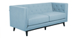 Fermin Fabric 3 Seater Sofa In Ice Blue Colour