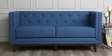Fermin Fabric 3 Seater Sofa In Blue Colour