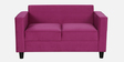 Siya Velvet 2 Seater Sofa in Purple Colour