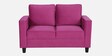 Siya Velvet 2 Seater Sofa in Purple Colour