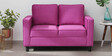 Siya Velvet 2 Seater Sofa in Purple Colour