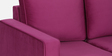 Siya Velvet 2 Seater Sofa in Purple Colour